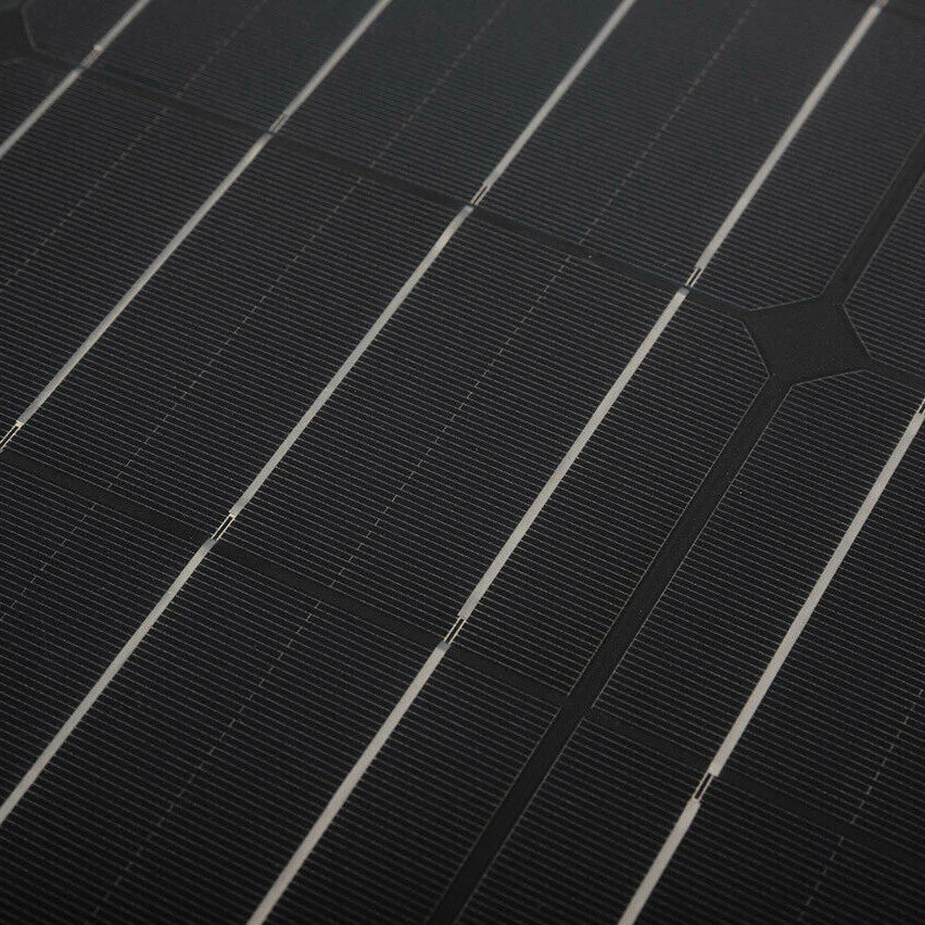 300W Black Flexible Solar Panel - Black (1570x770mm) - Image 4