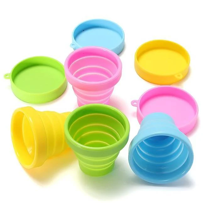 4x Folding Silicone Cups - Image 10