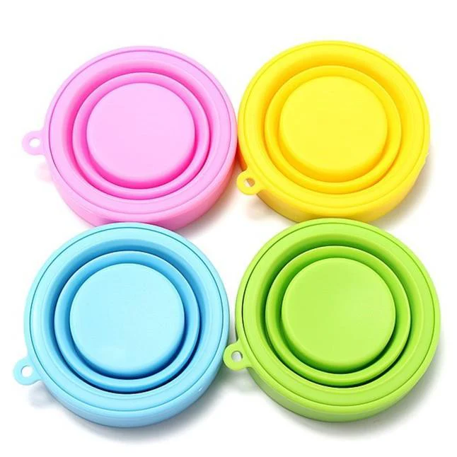 4x Folding Silicone Cups - Image 5