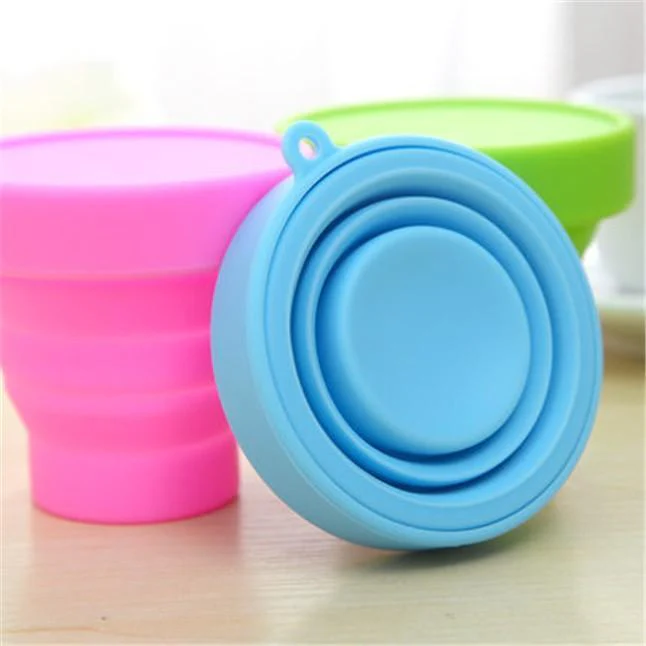 4x Folding Silicone Cups - Image 6