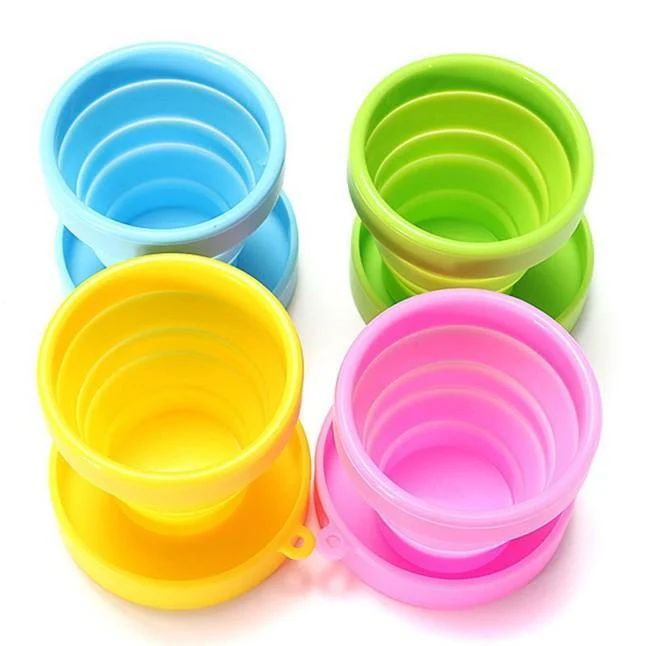 4x Folding Silicone Cups - Image 7
