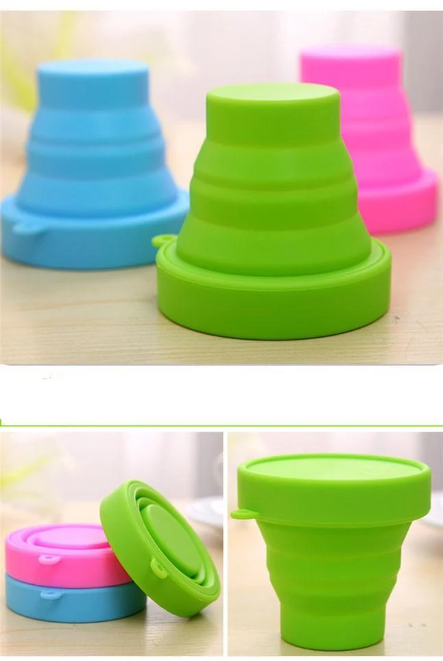 4x Folding Silicone Cups - Image 9
