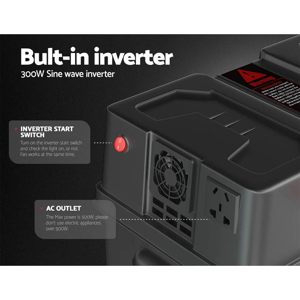 Battery Box with 500W Inverter - Image 3