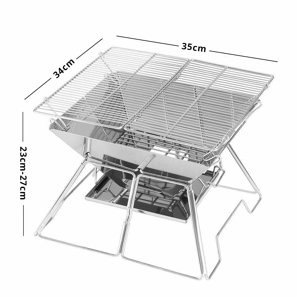 Stainless Steel BBQ Firepit - Image 5