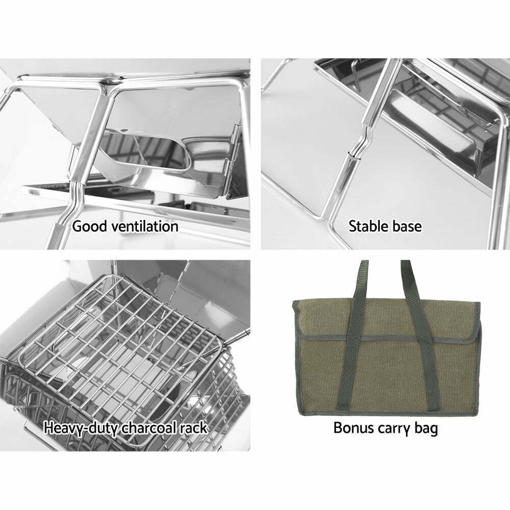 Stainless Steel BBQ Firepit - Image 7