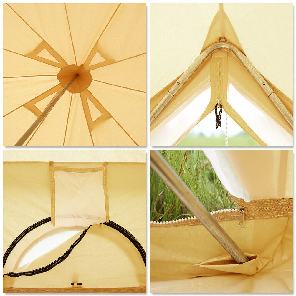Canvas Bell Tent - 3m/4m/5m/6m - Image 5