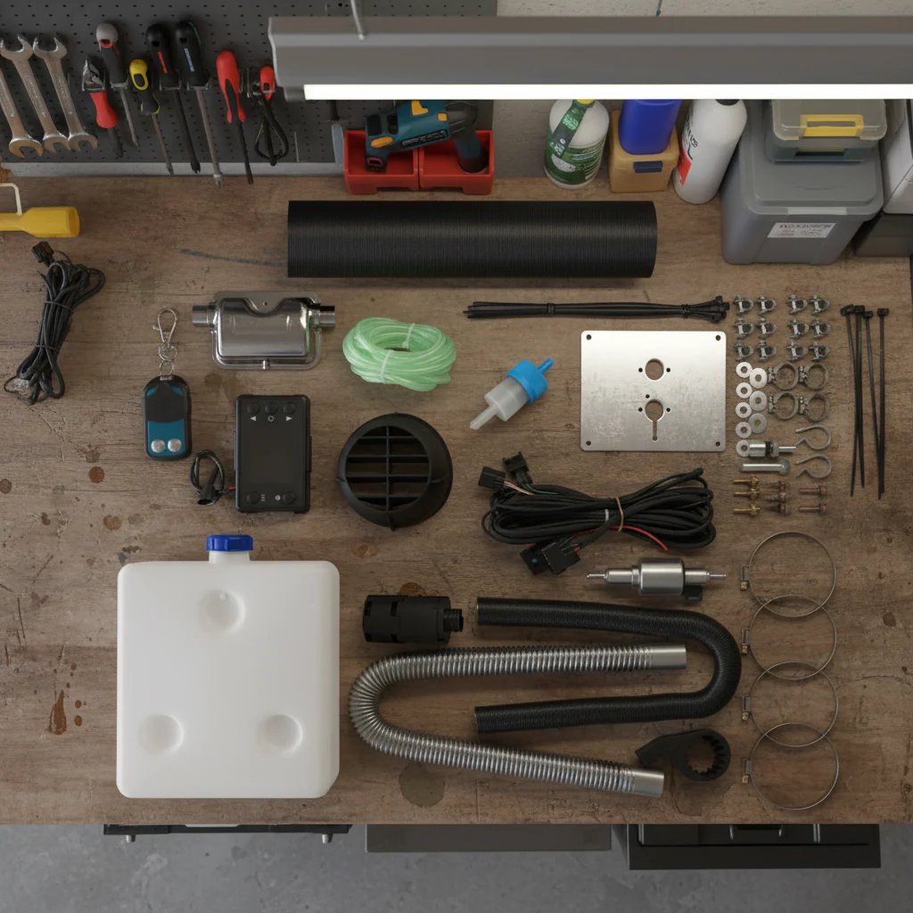 2kW Diesel Air Heater Full Installation Kit (2-Year Warranty) - Image 3