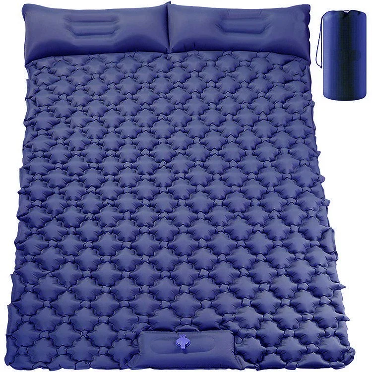 Double Inflatable Sleeping Pad with Built-in Pump - Image 6