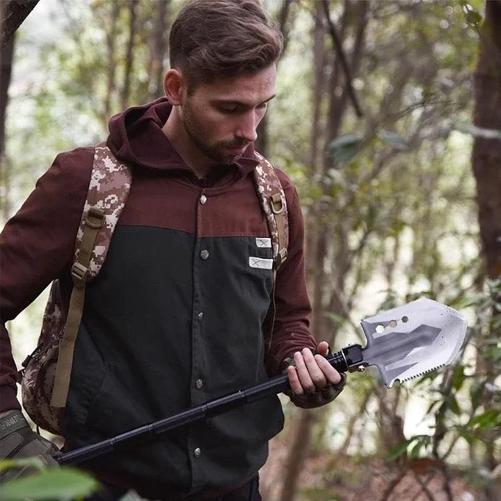 6 in 1 Folding Shovel Multi-Tool for Camping - Image 17