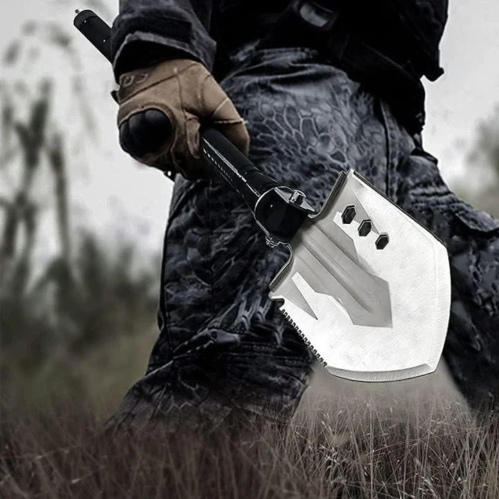 6 in 1 Folding Shovel Multi-Tool for Camping - Image 18