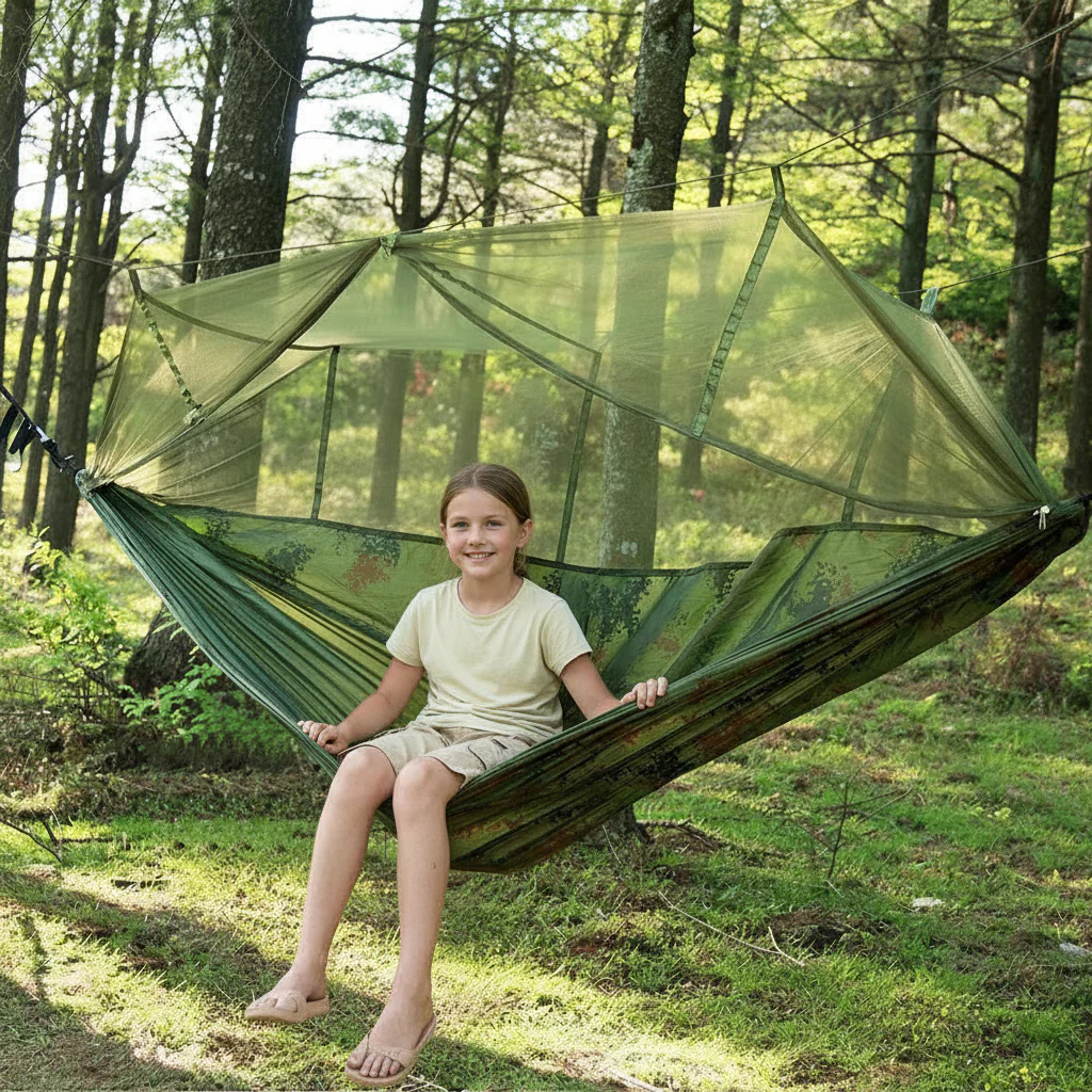 Terran Camping Hammock with Mosquito Net - Image 10
