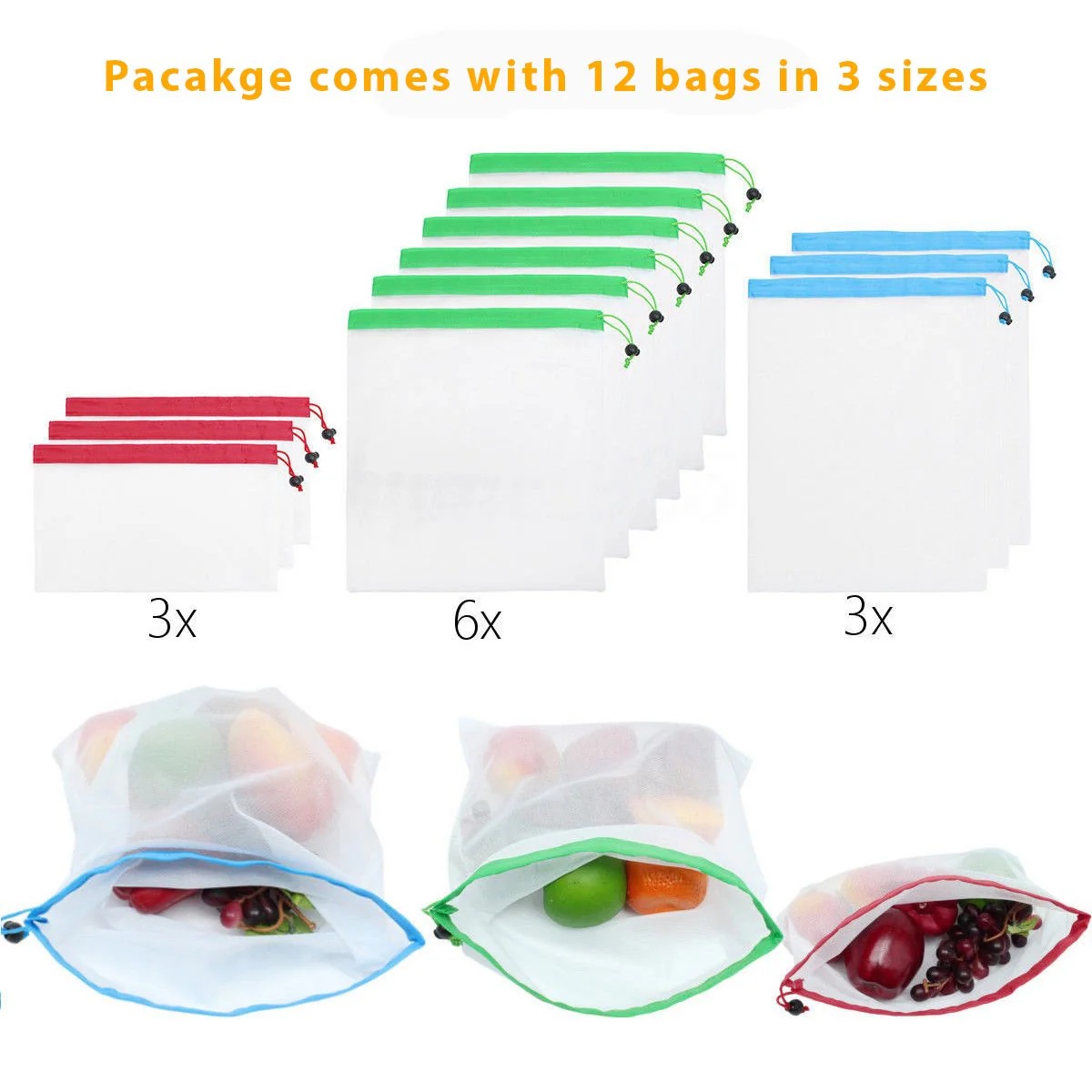 Produce Bags (12 pack) - Image 4