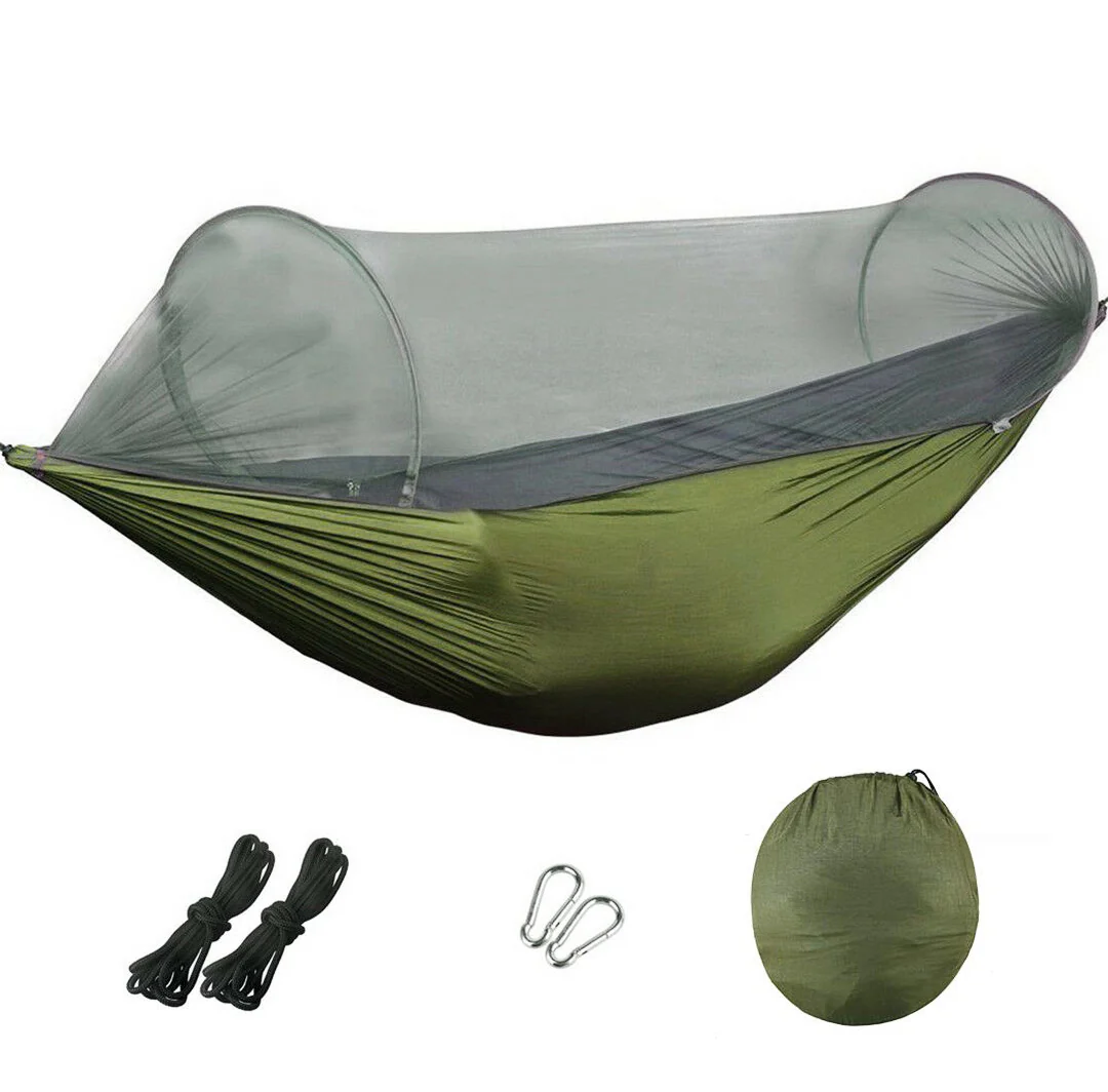 Tunnel Hammock with Mosquito Net - Image 4