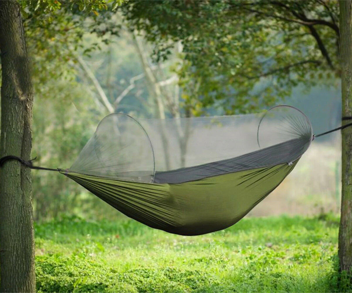 Tunnel Hammock with Mosquito Net - Image 5